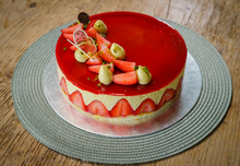 Load image into Gallery viewer, Strawberry &amp; Pistachio Fraisier
